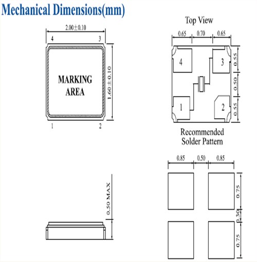 鴻星晶振,貼片晶振,E1SB晶振