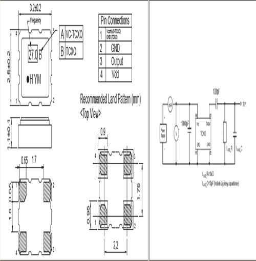加高晶振,石英晶體振蕩器,HSB321S晶振