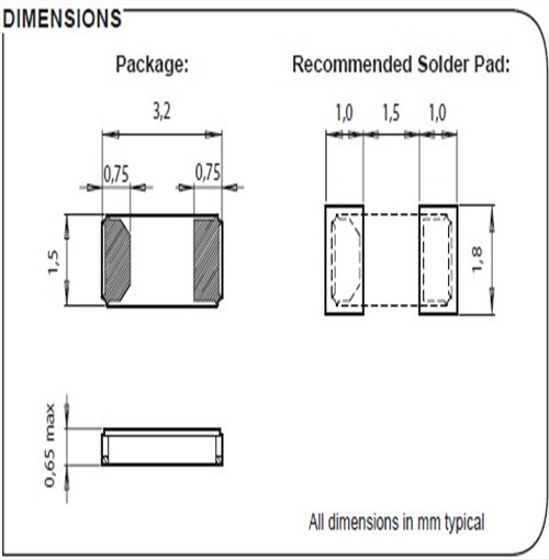 微晶晶振CM7V-T1A,CM7V-T1A-32.768kHz-7pF-100PPM-TA-QC無(wú)源貼片晶體