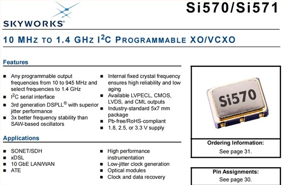 Si570 Si571 1 Si570 Si571 1