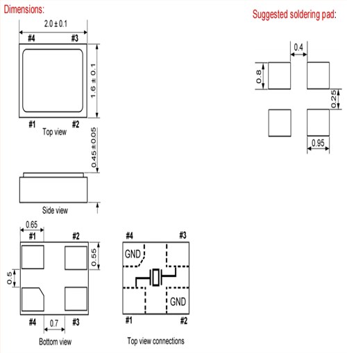 格耶可穿戴設(shè)備晶振,KX-5無源石英晶振,12.85515丹麥晶振