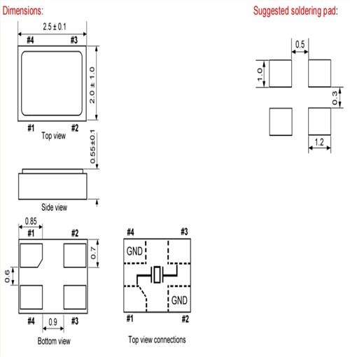 KX-6T小型設(shè)備晶振,GEYER格耶SMD晶體,12.86533石英振動子