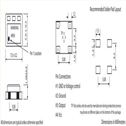 404系列晶體,MTI-milliren有源振蕩器,7050mm,TCXO晶振