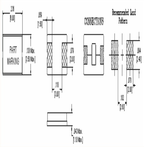 C6系列陶瓷晶振,6035mm兩腳無源晶振,美國PDI貼片晶體