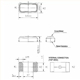 3215mm薄型晶振,TZ1006A,臺灣嘉碩晶振,32.768KHZ時鐘晶振