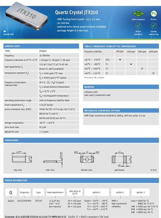 JTX310規(guī)格 JTX310規(guī)格
