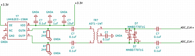 LVPECL差分晶體振蕩器時(shí)鐘源電路設(shè)計(jì)
