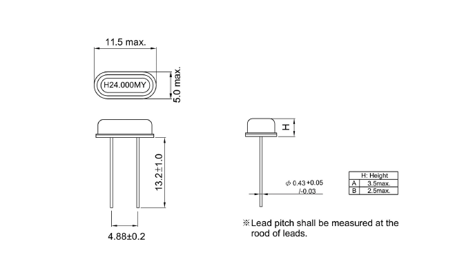 AT-49晶振,插件型石英晶振,進口49插件晶振