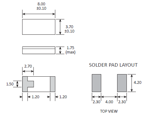 CC1A晶振,8.0*3.8mm貼片晶振,無(wú)源晶振
