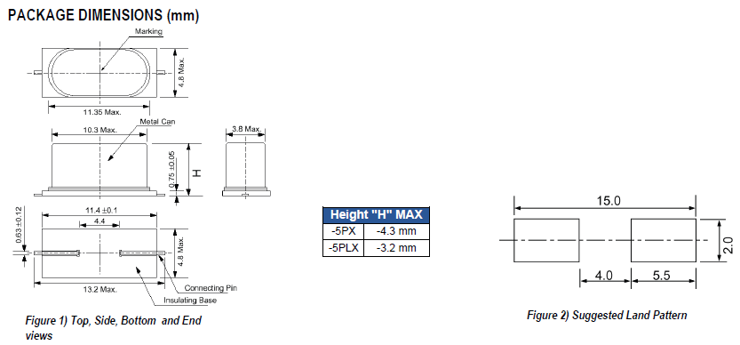CSM-7X晶振,ECS Crystal,大體積石英晶體諧振 CSM-7X晶振,ECS Crystal,大體積石英晶體諧振
