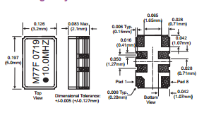 TX193晶振,康納溫菲爾德晶振,5.0*3.2mm有源晶振