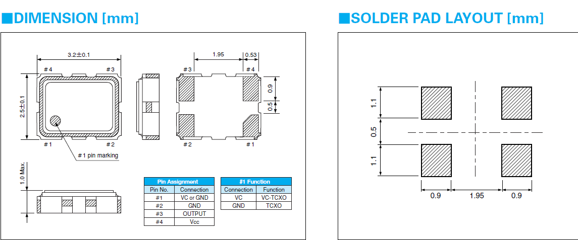 CSX-325T晶振,CSX325T13.000M2-UT10晶振,3225晶體振蕩器 CSX-325T晶振,CSX325T13.000M2-UT10晶振,3225晶體振蕩器