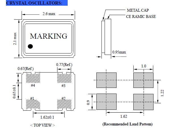 NAOL22晶振,超小型體積SMD晶振,臺(tái)灣進(jìn)口晶振