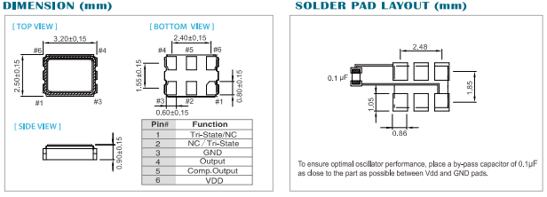 OA晶振,LV-PECL差分晶振,臺(tái)產(chǎn)進(jìn)口石英晶振