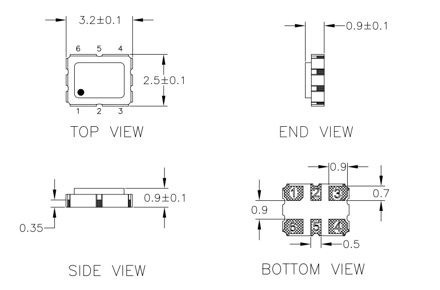 XLQ320125.000000I,Renesas通訊設(shè)備晶振,低抖動差分晶振